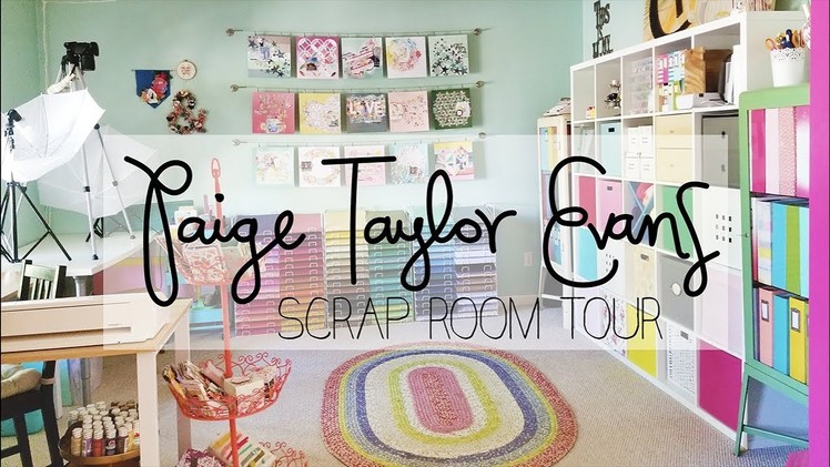 Paige Taylor Evans Scrap Room Tour