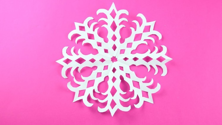 Paper snowflake ❄ №20 ❄ for Christmas and New Year. Detailed tutorial DIY