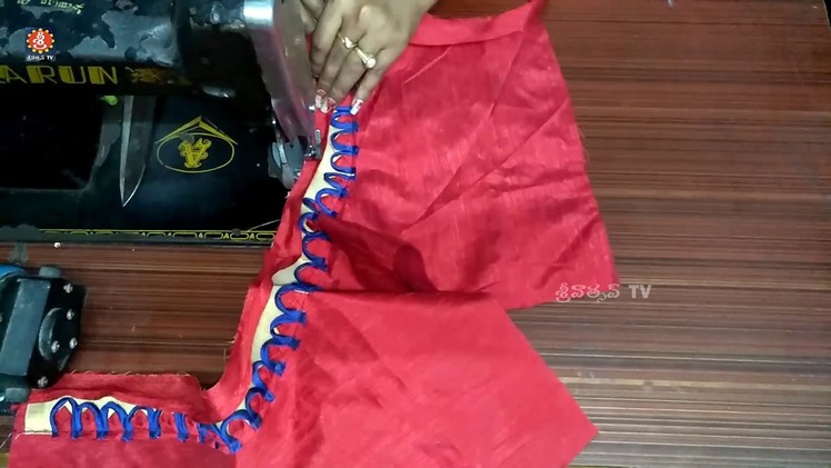 Patchwork blouse  latest designs by sri tv