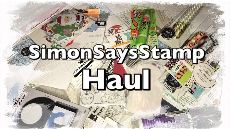 SSS Haul Simon Says Stamp Haul deutsch Oktober 2017, Scrapbooking, Doodle Bug, Simple Stories, DIY