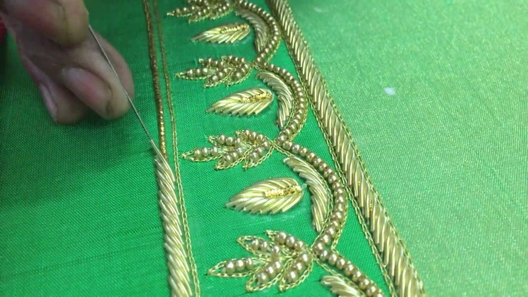A Clear view of Jardosi Embossing - hand embroidery