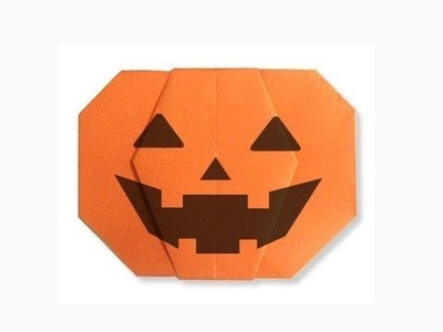 Cách gấp xếp quả bí ngô Halloween bằng giấy Origami || Origami Halloween Pumpkin