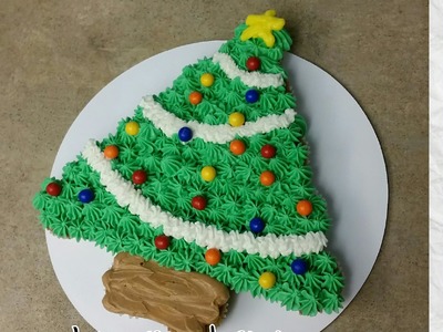 Christmas Tree Pull apart Cupcake CAKE. Cake Decor