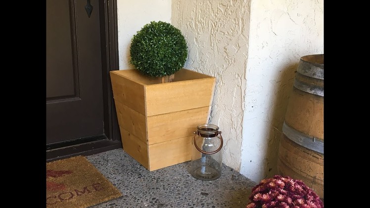 DIY Cedar Planters