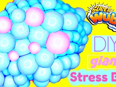 DIY GIANT MESH SLIME STRESS BALL! Super Cool Giant Stress Ball!