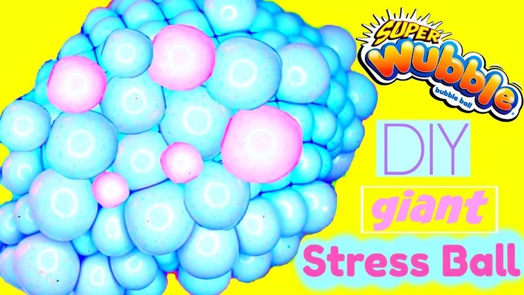DIY GIANT MESH SLIME STRESS BALL! Super Cool Giant Stress Ball!