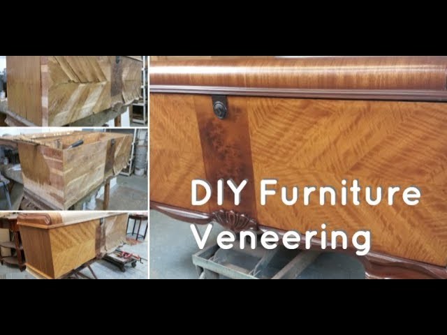 DIY How To Repair Furniture |  Wood Furniture Veneering Techniques