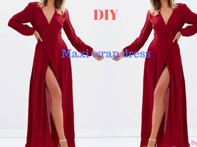 DIY : Maxi wrap dress