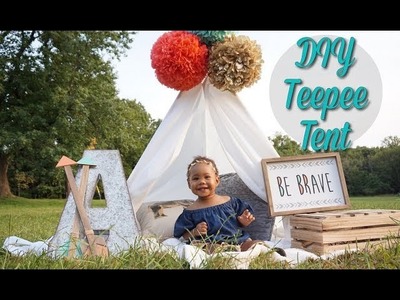EASY Boho Teepee Tent DIY | Under 10 Minutes