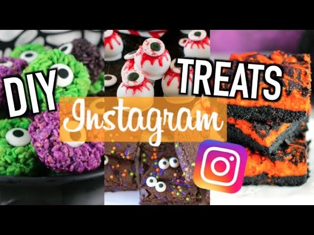 Easy DIY Halloween Treats! Instagram Inspired Recipes 2017
