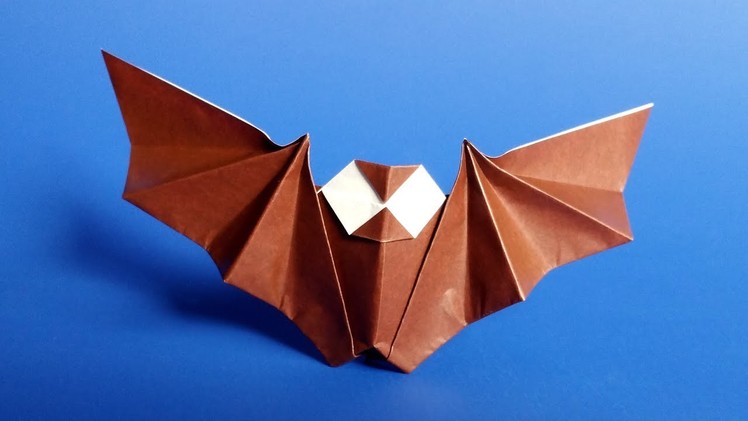 Easy Origami Bat Tutorial for Halloween