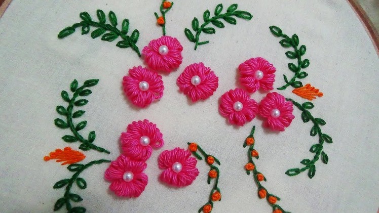 Hand Embroidery: Loose Bullion Knot Stitch