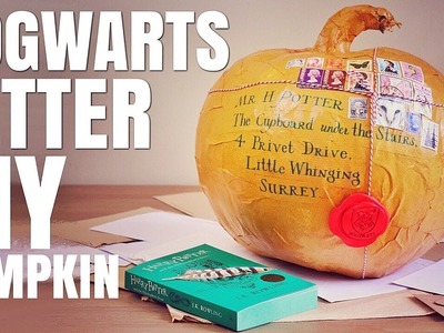Harry Potter Hogwarts Letter Pumpkin | DIY Halloween
