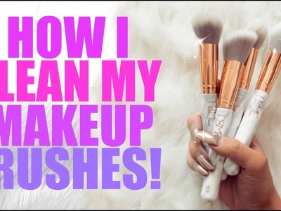 HOW TO- Clean, Sanitize & Moisturize your Makeup Brushes!! | Jade Madden