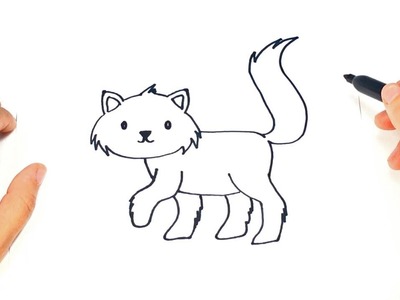 How to draw a Cat for Kids | Cat Easy Draw Tutorial