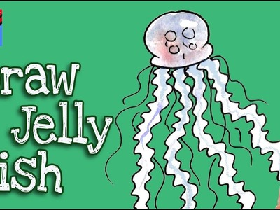 How to Draw a Jellyfish Real Easy