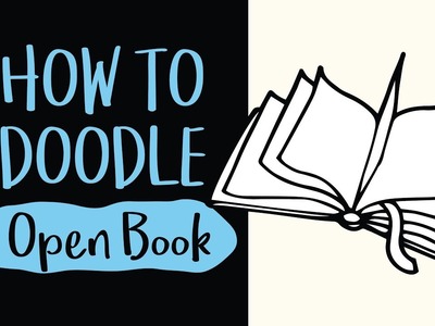 How to Draw an Open Book (Easy Step by Step Drawing and Coloring Tutorial)