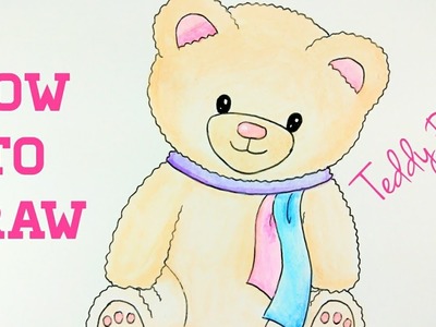 HOW TO DRAW TEDDY BEAR  | Easy Drawing Tutorial For Beginner | Step by Step Tutorial