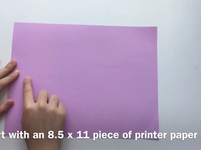 How to Fold 3D Origami Pieces