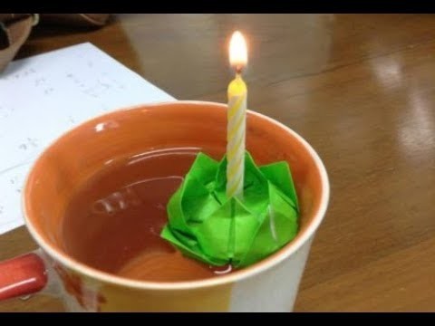 How to fold origami mini lotus for Loi Kratong day with minimum waste