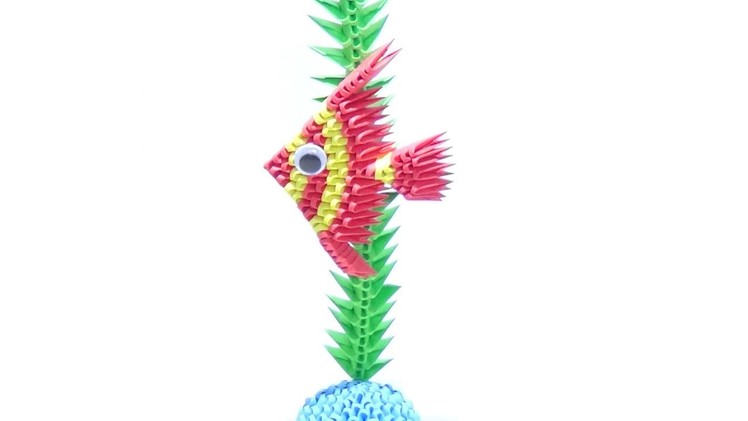 How To Make a 3D Origami Angel Fish