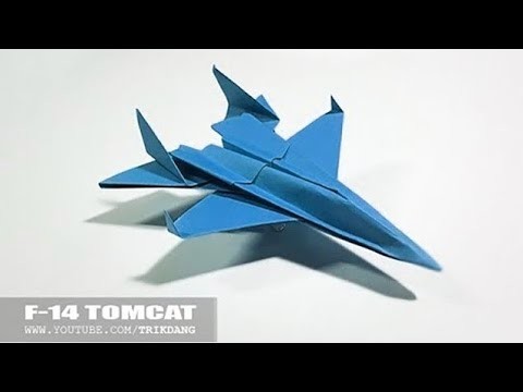 How to make a Paper Airplane that Flies | F-14 Tomcat