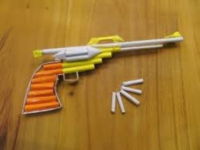 How To Make a Paper Revolver With Paper Bullets | HS How