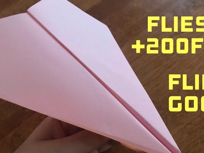 How to make a world record paper airplane