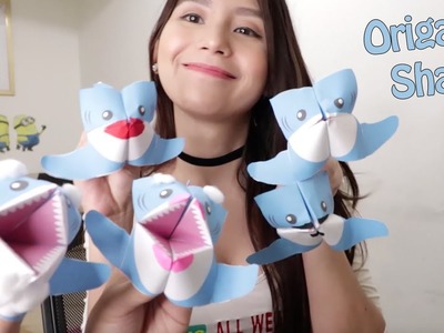 How to make an ORIGAMI SHARK for your Baby Shark Dance Challenge
