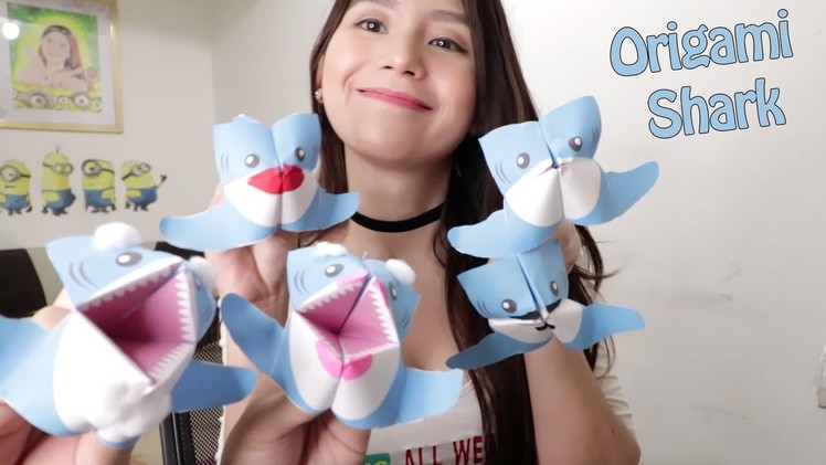 How to make an ORIGAMI SHARK for your Baby Shark Dance Challenge