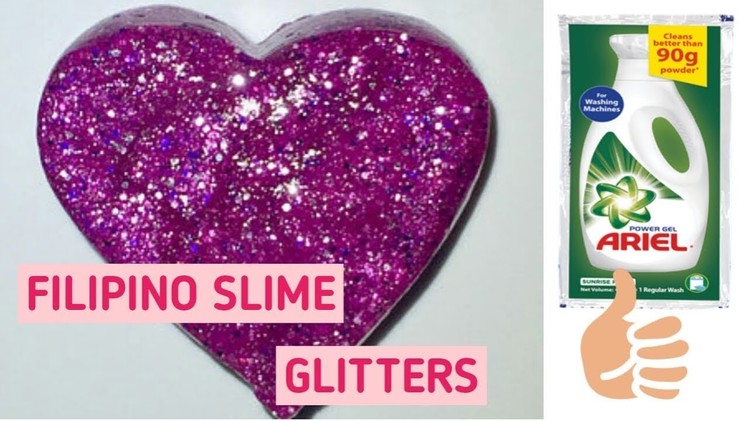 How To Make Glitter Slime (Philippines) || Lianne Francine