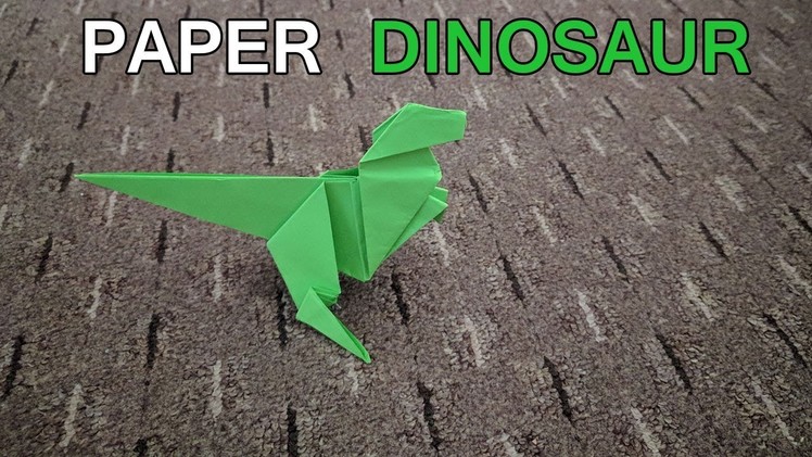 How To Make Paper Dinosaurs | Paper Dinosaur Easy