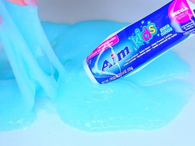How to Make Slime Toothpaste and Glue, Without Starch and Without Detergent Cách làm slime