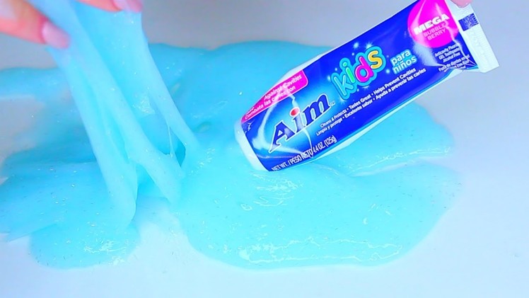 How to Make Slime Toothpaste and Glue, Without Starch and Without Detergent Cách làm slime
