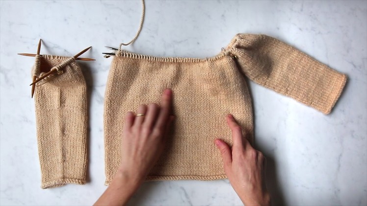 Joining Sleeves to Body | Purl Soho