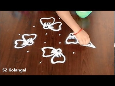 Latest rangoli designs for festivals - easy rangoli for beginners - simple muggulu designs