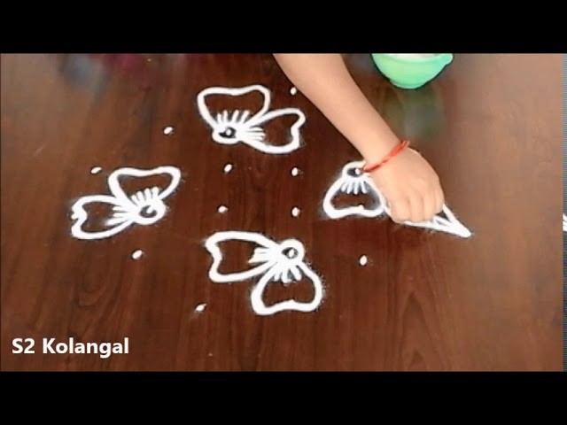Latest rangoli designs for festivals - easy rangoli for beginners - simple muggulu designs