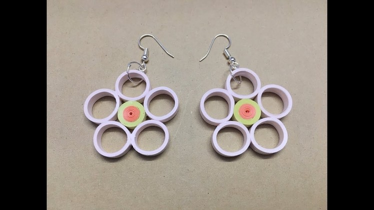 Make Quilling earring easily at home