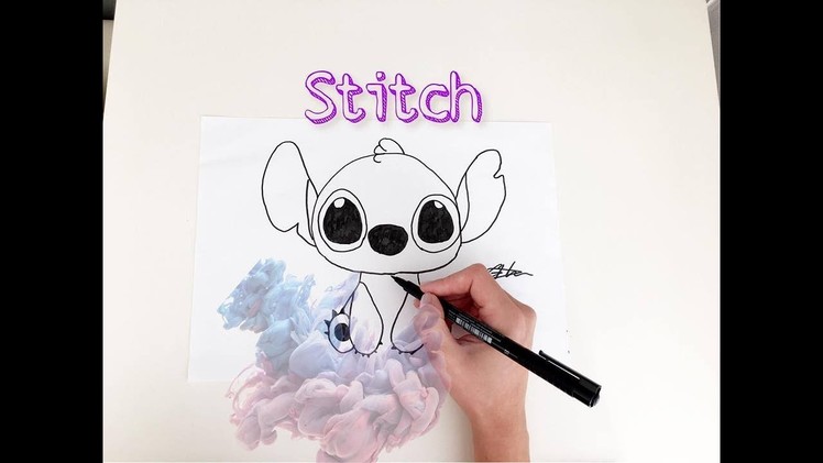MOST EASY WAY TO DRAW STITCH (drawing stitch step by step)STITCH FROM DISNEY
