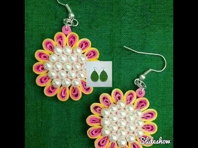 New Quilling earring designs deepawali collection
