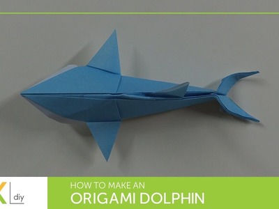 Origami animals #18 - How to make an origami dolphin I