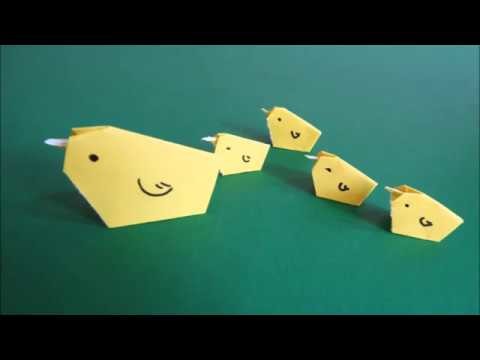 Origami Baby Chicken -摺紙小雞 (VERY EASY)
