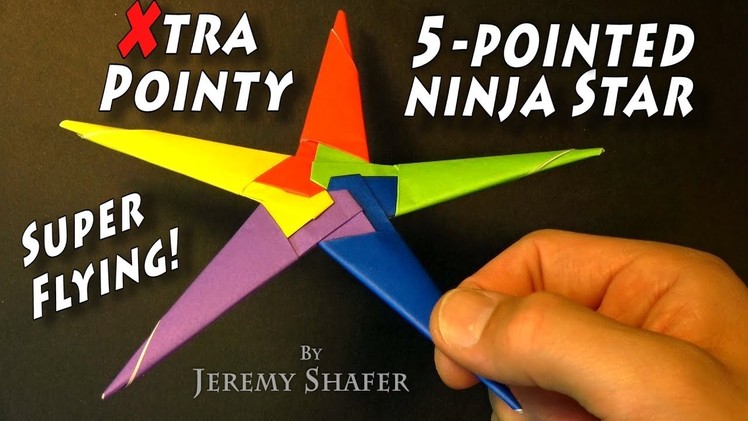 Origami Extra Pointy Five Pointed Ninja Star