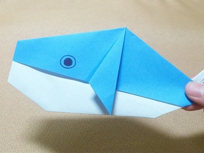 Origami Whale Tutorial | Cách gấp xếp con cá voi bằng giấy origami