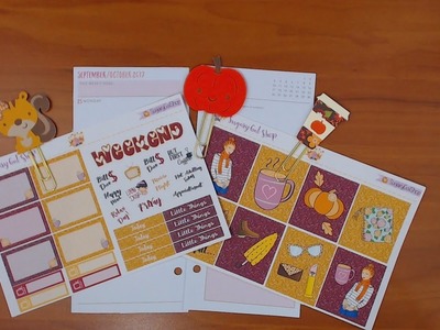 Personal Planner Plan with me Sept 25- Oct 1 featuring Sugarygalshop