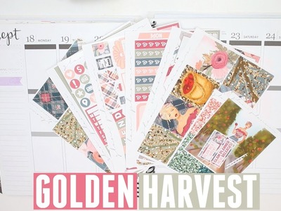 Plan With Me! | Glam Planner Golden Harvest