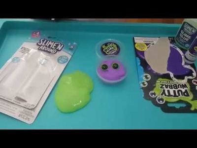 Slime'N Around & Putty Wubbaz - Product Demo.Review