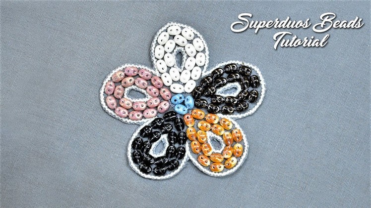 Superduo Beads Tutorial for Hand Embroidery and Jewelry Making | Beginners Guide