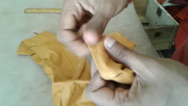 ব্লাউজের বোতাম ঘর বাধাই করা,, How to hand stitching bangla