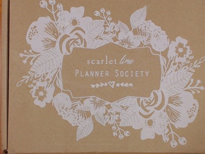Unboxing the Planner Society September box and making stuff with it!